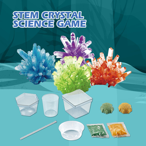 Kit de projets scientifique pour enfants, jeu éducatif, avec tige d'expérimentation de laboratoire, de culture, en cristal - Product Image 2