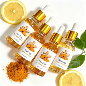 Suero Facial de Vitamina C y Cúrcuma de Marca Privada, Corrector de Manchas Oscuras Antienvejecimiento, Suero Aclarante para el Cuidado de la Piel OEM - Product Image 4
