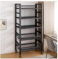 Étagères pliantes en acier inoxydable pour gagner de la place, organisateur amovible pour salle de bain, salon, garage, armoire