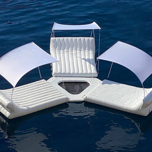 Silla Flotante Inflable de PVC para Piscina, Tumbona Reclinable, Silla Flotante Resistente para Piscina, Lago, Océano y Playa - Product Image 1