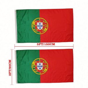 Bandera de la Eurocopa de Fútbol 2026 con Logotipo Personalizado, Impresa en Serigrafía, de Poliéster, Portátil, con 2 Ojales - Product Image 4