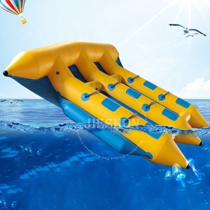 Venta directa de fábrica de tamaño personalizado inflable del tubo remolcable banana pescado volador para agua juego de deportes - Product Image 2