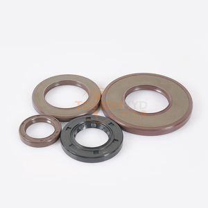 Joint d'étanchéité hydraulique sur mesure à double lèvre en métal pour arbre rotatif de vérin de direction assistée - Product Image 1