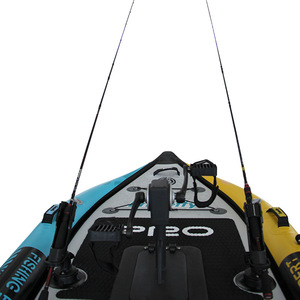 Kayak de pesca inflable duradero ligero para 2 personas con pedal para agua salvaje y uso en el océano - Product Image 6