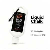 Craie liquide 100 ml, disponible en bouteilles de 50 ml, 100 ml et 200 ml, séchage rapide, antidérapante, adhérence soyeuse pour les exploitants de salles de sport