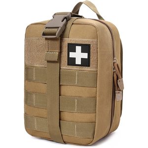 Trousse de premiers secours murale imperméable pour la famille, kit de soins des blessures mineures à domicile, pochette Molle, pochette médicale, pochette de premiers secours détachable - Product Image 1
