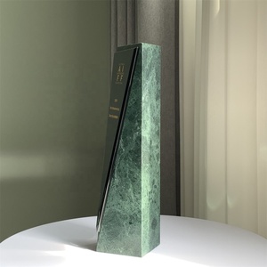 Trofeos de Piedra Verde de Alta Calidad ADL con Cristal Negro, Trofeo de Cristal Barato al por Mayor para Tiendas Minoristas - Product Image 4