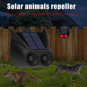 N911v năng lượng mặt trời cảm biến chuyển động còi báo động ánh sáng-2 LED DC phí thời tiết cho trang trại an ninh - Product Image 6