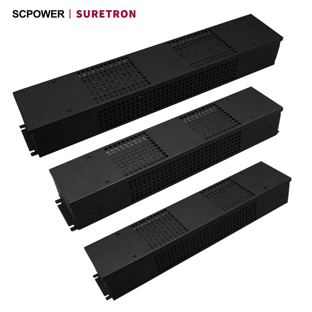 SURETRON Factory UL ETL Listed Class 2 Power Supply Black 400W 100W 60W 30W Triac 0-10v 1-10v Electronic Dimmable LED Driver