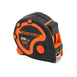 Household Tape Measures ABS PVC Coated Steel Blade Automatic Return High Visibility Case Metric/Inches Units Steel <b>Hook</b> - Product Image 5