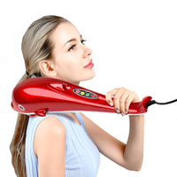 Elektrisches Delphin massage gerät Rücken massage Hammer Vibration Infrarot Stick Roller Cervi cal Body Massage