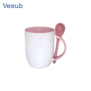 Creative Back to School Gift Sublimation Blank Ceramic <strong>Mug</strong> 11oz <strong>Yellow</strong> Stoneware for Heat Sublimation Printing - Product Image 4
