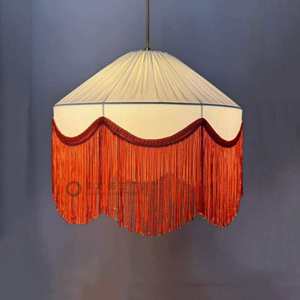 Lámpara de Techo Moderna Estilo Bohemio Chic con Borlas, Forma de Calabaza, Tela Negra, E27 LED, Fácil Instalación, para Sala de Estar, Dormitorio, Comedor - Product Image 5