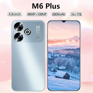 M6 <span class=keywords><strong>Plus</strong></span> 16GB RAM 1TB ROM Sbloccato Fotocamera 108MP 12 Core Serie MTK Dimensity Certificato FCC Garanzia Commerciale Globale OEM per Anziani - Product Image 2