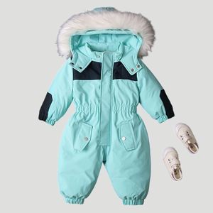 Bebé recién nacido traje de nieve ropa de nieve abrigos infantil cálido mameluco abajo mono invierno cálido bebé mamelucos - Product Image 5
