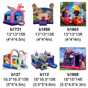 <span class=keywords><strong>Castillo</strong></span> Inflable Personalizado con Tobogán en Venta - Precio Económico de Fábrica en China, Brincolín Inflable para Niños, Parque Infantil - Product Image 4