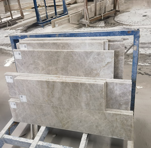 Dalles de quartzite Taj Mahal du Brésil en gros, dalles de quartzite Naica polies, quartzite gris pour comptoirs de cuisine, dessus de vanité et revêtements muraux - Product Image 3