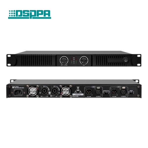 Professional 1U Audio Power Amplifier 1U 2-Channel Class-D Power Amplifier