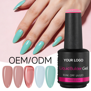 เจลทาเล็บยูวีแบบใหม่ ขนาด 15 มล. สีสวยหลากหลายให้เลือก สูตรคงทน เจลสร้างเล็บแบบน้ำ ส่งออกทั่วโลก - Product Image 1