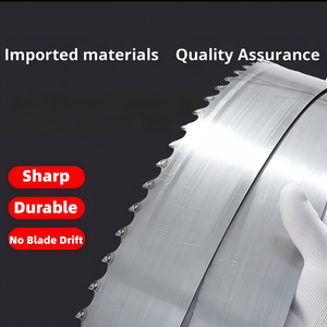 Lame <span class=keywords><strong>de</strong></span> scie à ruban en acier au carbure <span class=keywords><strong>de</strong></span> tungstène EJ Woodworking pour blocs aérés, bois <span class=keywords><strong>de</strong></span> palissandre, bois dur, revêtement CrN, scie verticale horizontale à portique - Product Image 2