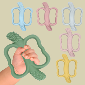 <span class=keywords><strong>Mordedor</strong></span> <span class=keywords><strong>de</strong></span> Silicona <span class=keywords><strong>en</strong></span> <span class=keywords><strong>Forma</strong></span> <span class=keywords><strong>de</strong></span> Plátano con Asa, Hecho <span class=keywords><strong>de</strong></span> Silicona <span class=keywords><strong>de</strong></span> Grado Alimenticio con Superficie Texturizada Masticable - Product Image 2