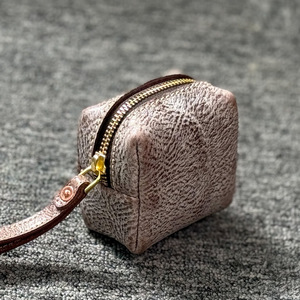 High Quality Pendant Gift <b>Box</b> New Style Leather Wallet Made of Fog Wax Leather Miniature Coin <b>Storage</b> Handmade Bag - Product Image 6
