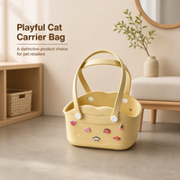 Sac de transport pour chat respirant personnalisé, sac à dos de voyage souple pour animaux de compagnie, pliable, approuvé par les compagnies aériennes, pour petits chiens