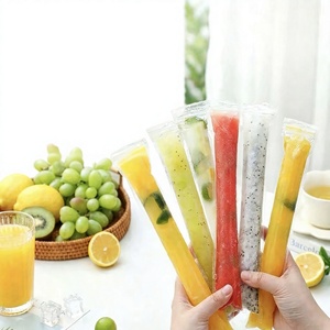 HC <b>PACK</b> Disposable Food Grade PE Three-Side Seal Pouches for <b>Ice</b> Lolly Making with Heat Seal and Funnel Included - Product Image 1