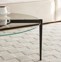 Table basse de style scandinave de luxe avec une qualité supérieure pour l'hôtellerie moderne