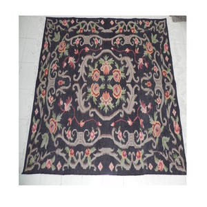 Alfombras Kilim MASTER ARTS - 100% Lana, Impermeables y Lavables, Diseño Rectangular Delgado de Pelo Alto para Uso en el Hogar y Viajes - Product Image 1