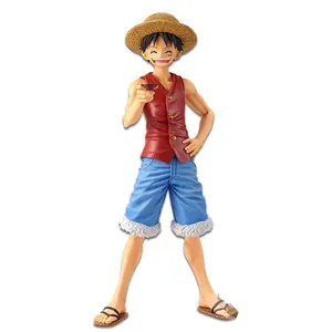Anime One Piece 20cm şekil oyuncak Luffy Ace Sabo kardeşler heykeli figürleri koleksiyon Model dekorasyon oyuncak heykelcik noel hediyesi