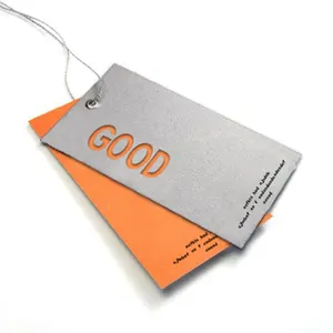 Luxury Clothing Tags Multiple High Standard Styles Printing Luxury Clothing Cloth Paper Tags For Label