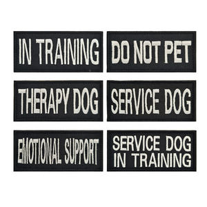 Parches de Velcro para Perros de Servicio: No Acariciar, Perro en Entrenamiento, Perro de Terapia, Soporte Emocional - Product Image 1