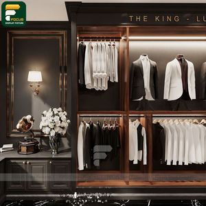 Expositor de Lujo Ligero para Boutique de Ropa, Armario Colgador con Detalles en Latón, Destaque Visual - Product Image 2