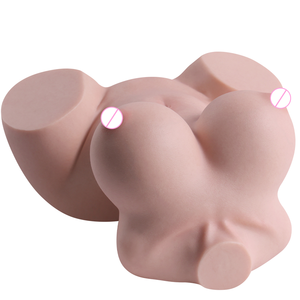 Poupée sexuelle réaliste en <span class=keywords><strong>TPE</strong></span> + silicone solide, torse 3 en 1 avec seins en gel souple, vagin et anus, texture de peau sexy, poupée d'amour pour hommes - Product Image 5