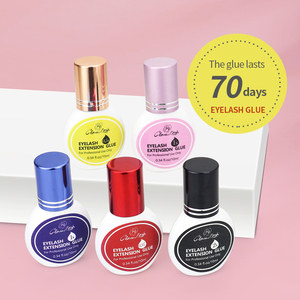 GLAMLASH Corea 1-2s Tiempo de secado Más potente D + Pegamento para pestañas Sky Black Cap Adhesivo líquido para extensiones de pestañas - Product Image 2