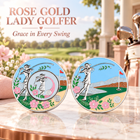 Fournisseur de marqueurs magnétiques pour balles de golf avec des designs en stock pour les tournois de golf et les cadeaux promotionnels