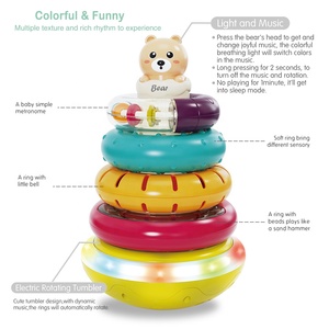 <span class=keywords><strong>Gioco</strong></span> Educativo Montessori con Anelli Rotanti, Torre Arcobaleno Interattiva, Giocattolo Sensoriale per Bambini 2-<span class=keywords><strong>4</strong></span> <span class=keywords><strong>Anni</strong></span> - Product Image 2