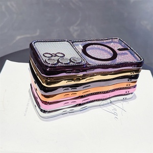 เคสโทรศัพท์ลายคลื่นประกายเพชรหลากสีพร้อมฟิล์มติดเลนส์สำหรับ Samsung S26Ultra S25 S24 Plus เคสโทรศัพท์ TPU - Product Image 6