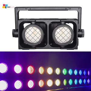IP65 2ชิ้น300W DMX512 2ตาไฟกระพริบ COB กันน้ำ600W LED PAR RGBA อุปกรณ์ให้แสงสว่างบนเวที - Product Image 5