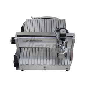 Machine de gravure et de fraisage CNC 6040 pour métal, petite, 1,5 kW, 3 axes, USB, moteur Mach3, refroidissement par eau, aluminium 6061-T6, course de travail - Product Image 1