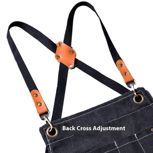 Bán buôn cho Amazon tùy chỉnh dày bông vải BIB Tạp dề handmade tóc Cắt vườn hoa gốm bên - Product Image 4