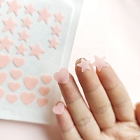 Patchs Hydrocolloïdes Anti-Acné Formes Étoile et Cœur – Traitement Amusant des Imperfections – Soins de la Peau – Personnalisation OEM