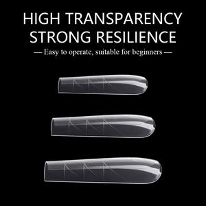 Moldes <span class=keywords><strong>de</strong></span> extensión <span class=keywords><strong>de</strong></span> uñas transparentes <span class=keywords><strong>de</strong></span> doble forma, 150 Uds., construcción rápida, para puntas <span class=keywords><strong>de</strong></span> uñas reutilizables <span class=keywords><strong>de</strong></span> <span class=keywords><strong>Gel</strong></span> UV Acrílico - Product Image 5