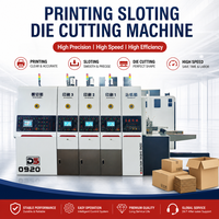 Machine de découpe et d'impression rotative robuste et fiable pour cartons ondulés, avec servomoteur et alimentation automatique