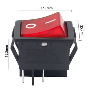 Interruptores de energía Honest Power Light Country personalizados OEM ODM, interruptores de energía eléctrica Honest Power 20A 125VAC 15A 250VAC, T125 T85 T105 - Product Image 2