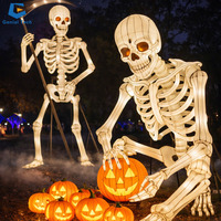 FL-70 Chinesische Laterne LED-Spinnenlaterne Dekorative Festlaterne für Halloween Feiertage Events
