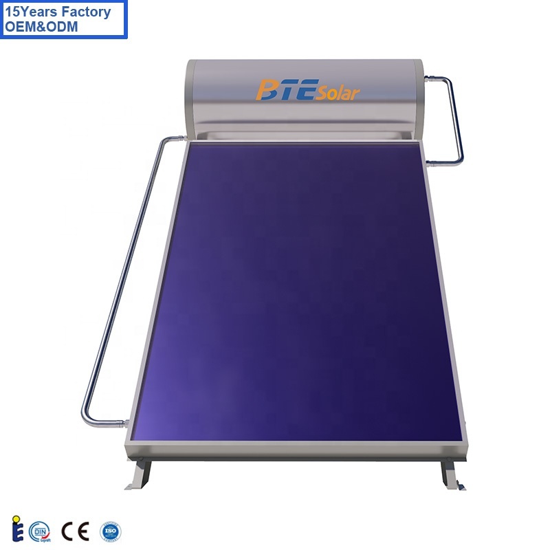 BTE 100L,200L,300L tank Solar Powered Portable Hot Water System Compact Design for Camping Hiking and Remote Areas