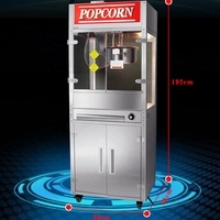 Machine à pop-corn au caramel commercial à haute productivité en acier inoxydable grande machine à pop-corn industrielle