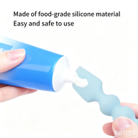 Fabricant de cuillères à médicaments en silicone, applicateur de pommade, grattoir en silicone, spatule anale, cuillère à médicaments avec ventouse